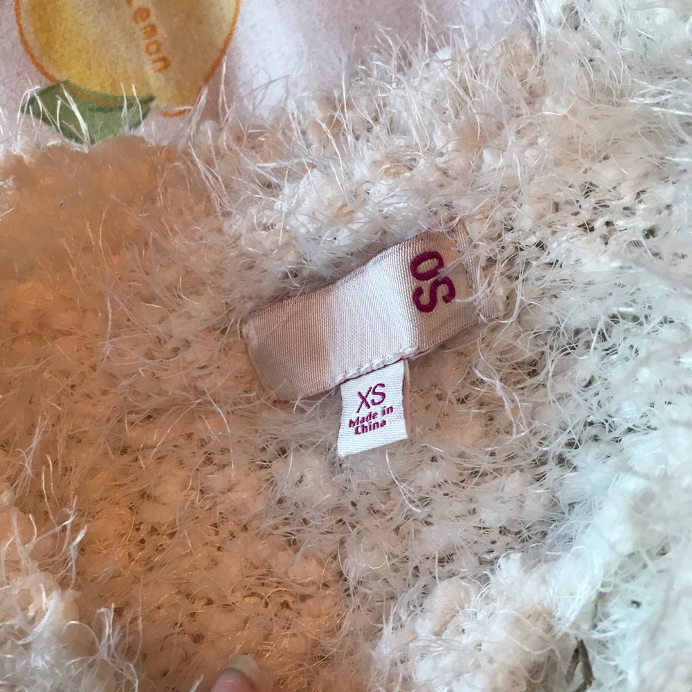 Soft fuzzy sweater